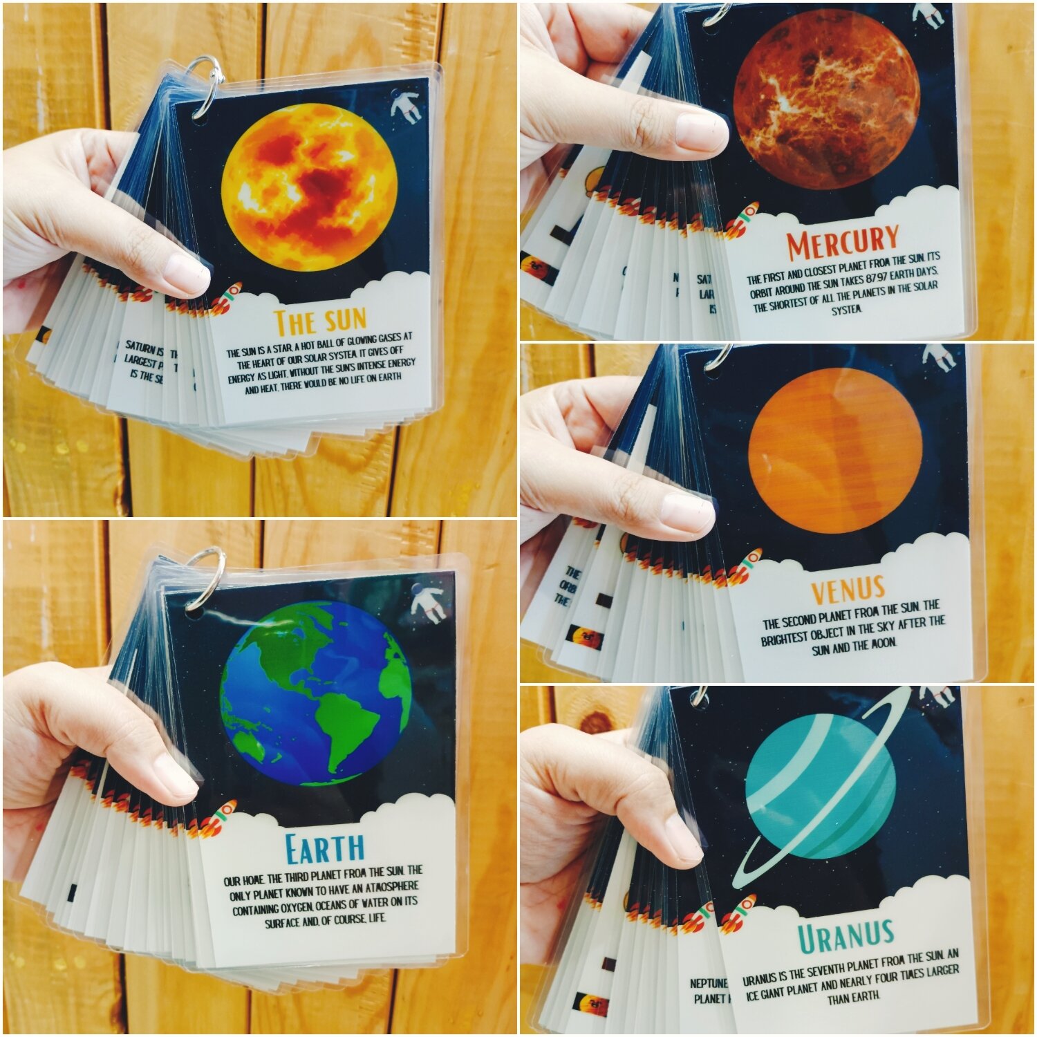 10pcs Solar System Stress Balls Early Educational Outer Space