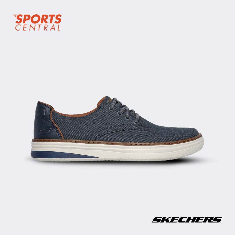 Discount on Sports Central  shoes - SKU: Skechers Men Hyland - Ratner 205135NVY (Navy Canvas)