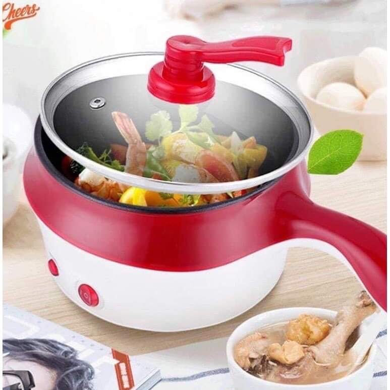 Kyla Ong 2-layer Mini Stainless Electric Cooking Pot Noodle Heater ...