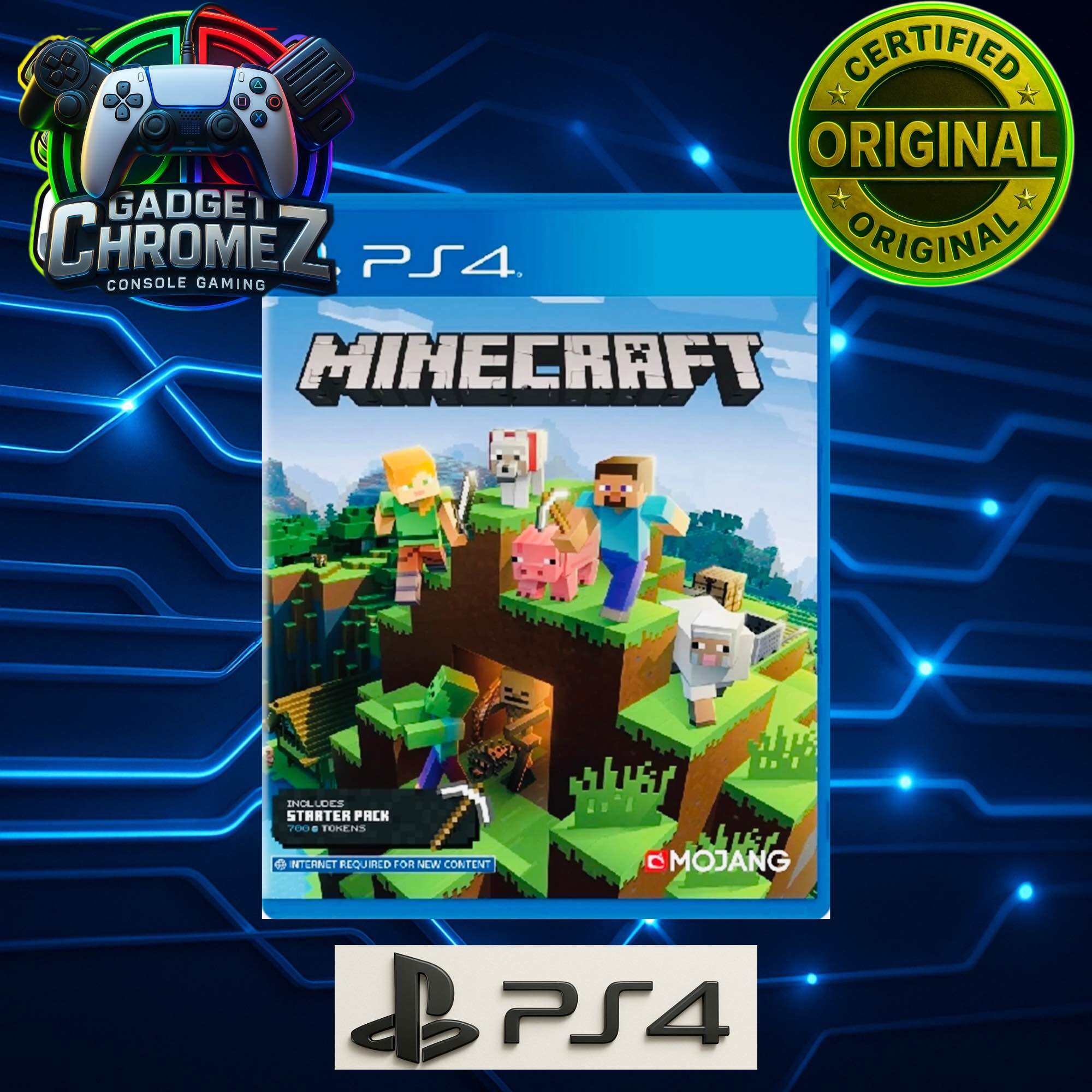 Minecraft (Includes Starter Pack) | PS4 Game | BRANDNEW