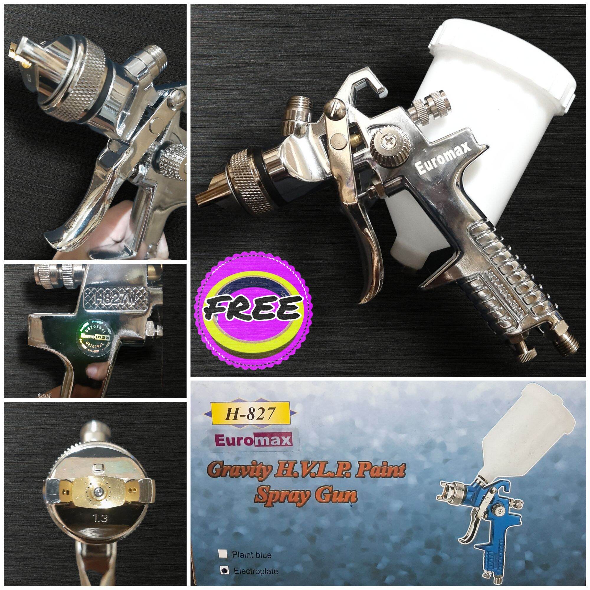 Euromax H.V.L.P Heavy Duty gravity type spray gun Lazada PH