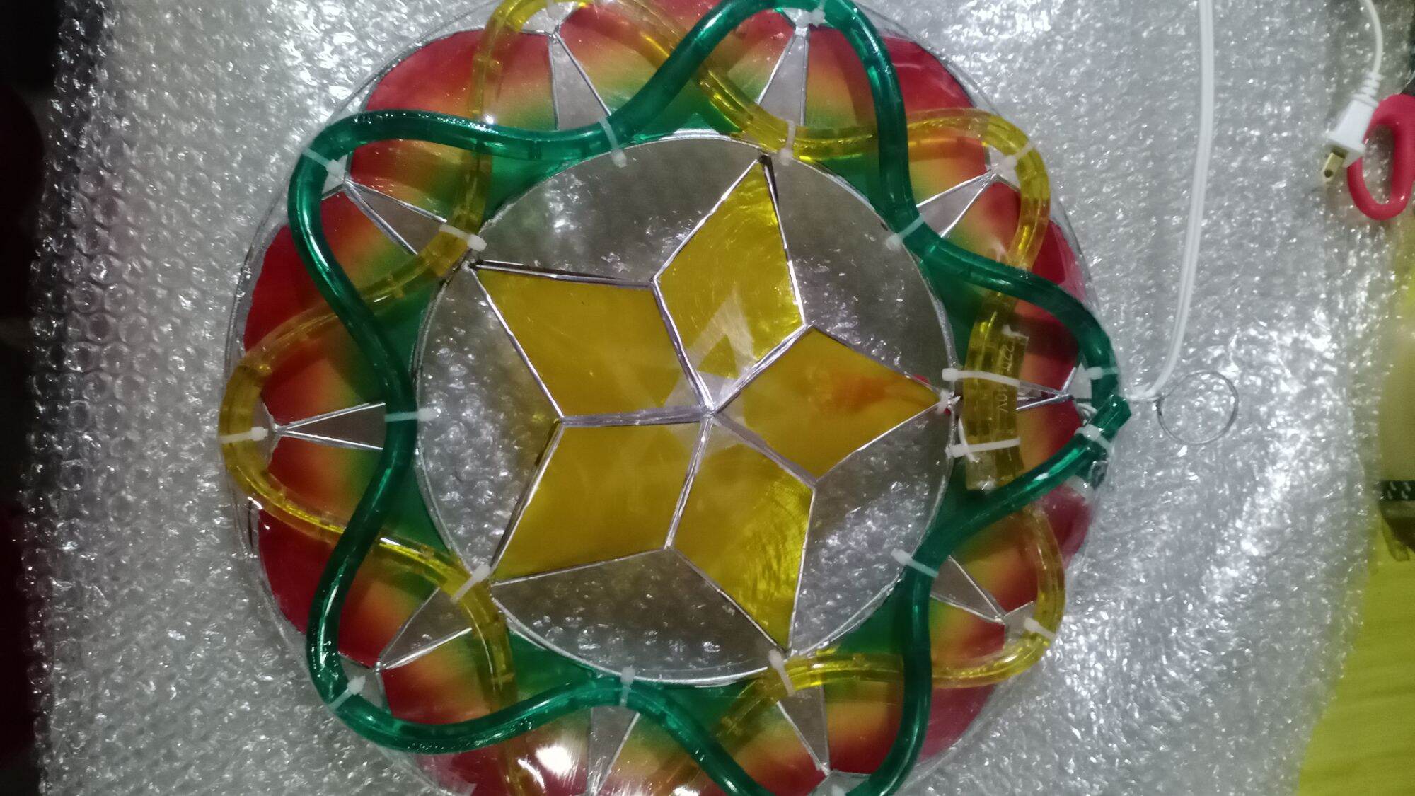 AUTHENTIC CAPIZ MINI PAROL in 110volt ALL LED FLEXI LIGHTS