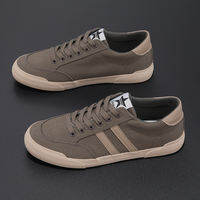 Breathable Stylish Versatile Lace-up Soft Sole Canvas Shoes