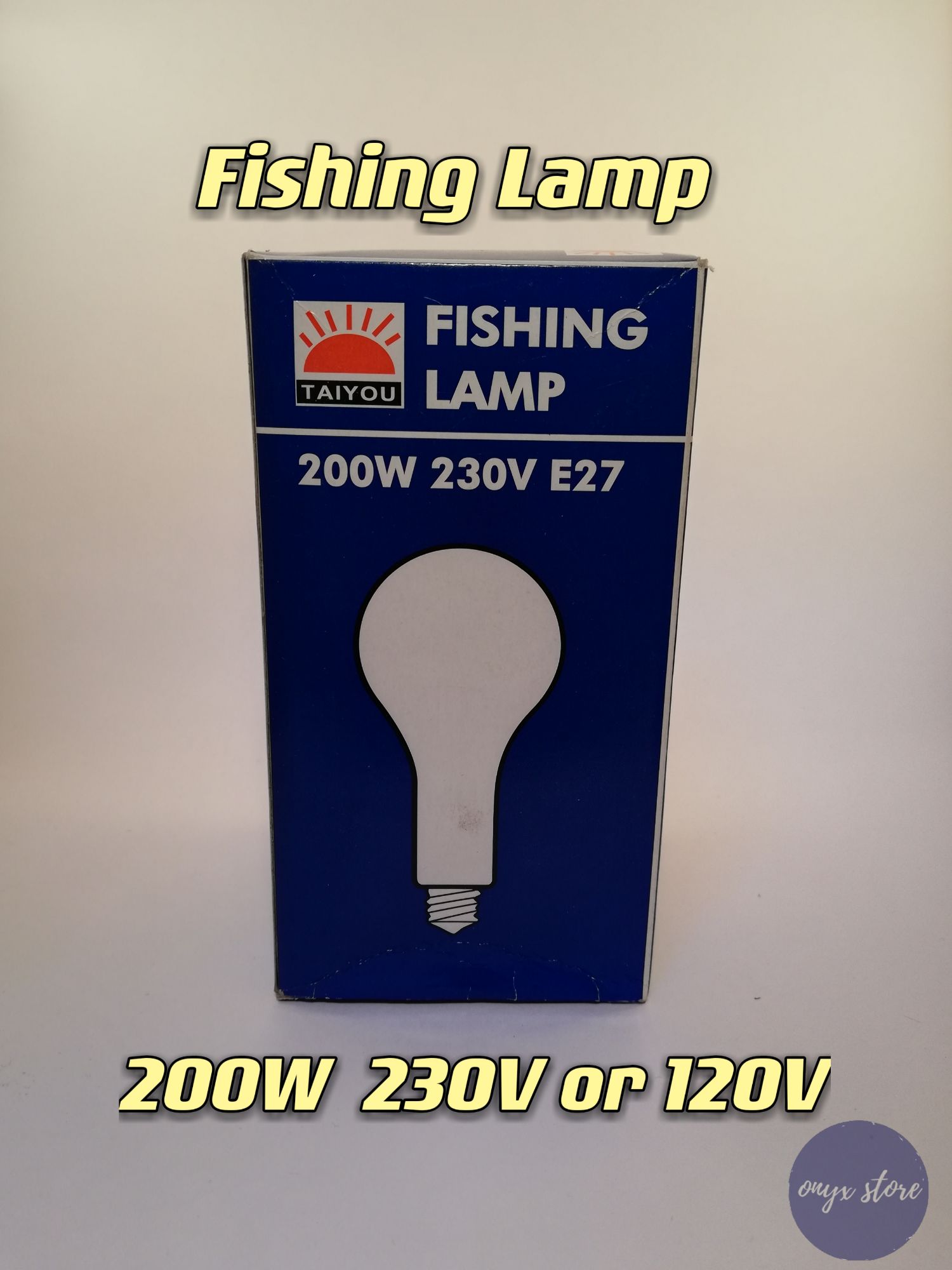 Taiyou Fishing Lamp / Fishing Bulb 200W, 230V or 120V