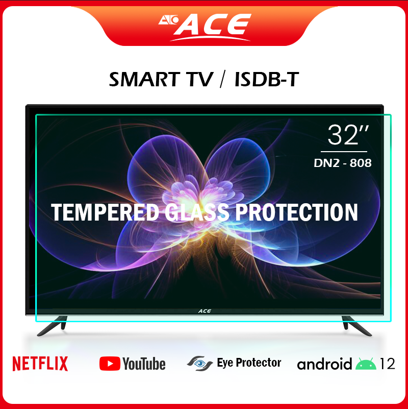 ACE 32" UHD Smart Google TV DN2 Glass