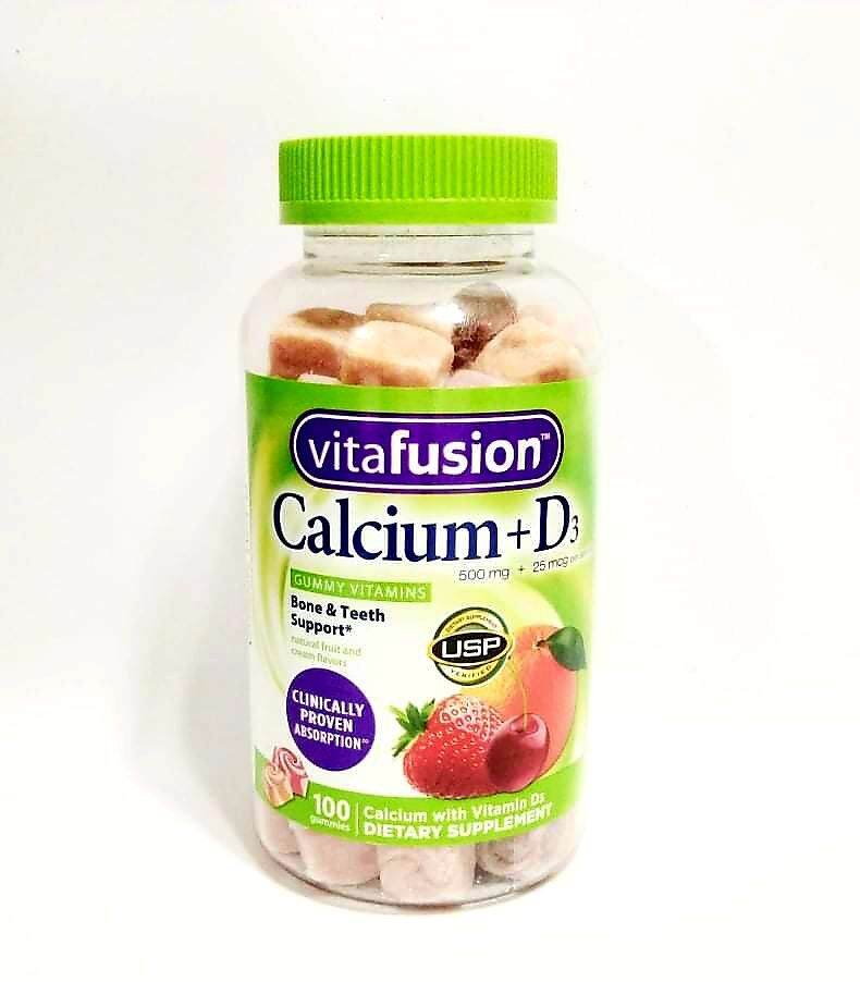 Vitafusion Calcium + D3 100 gummies Lazada PH