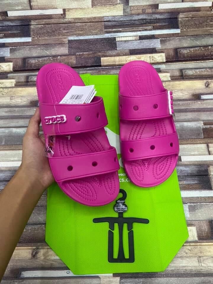 two strap crocs
