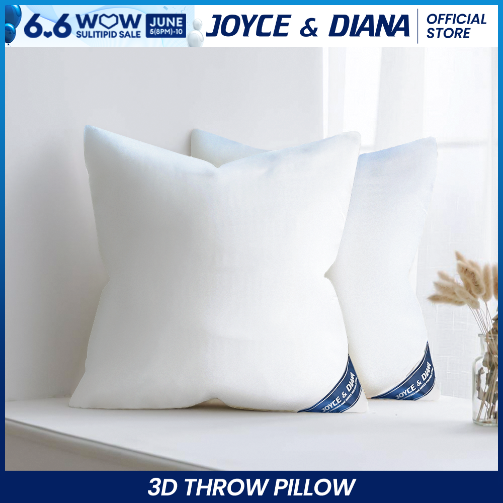 Joyce & Diana 1pc 3D Throw Pillow- 18x18