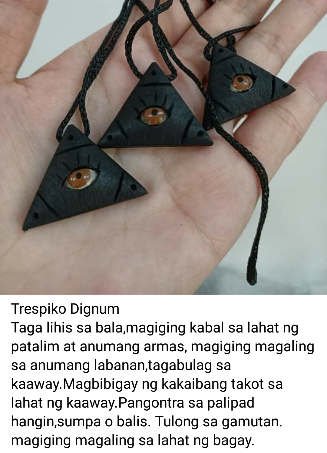 Dignum trespiko dignum small(proteksyon,tagalihis bala,tagabulag) | Lazada PH