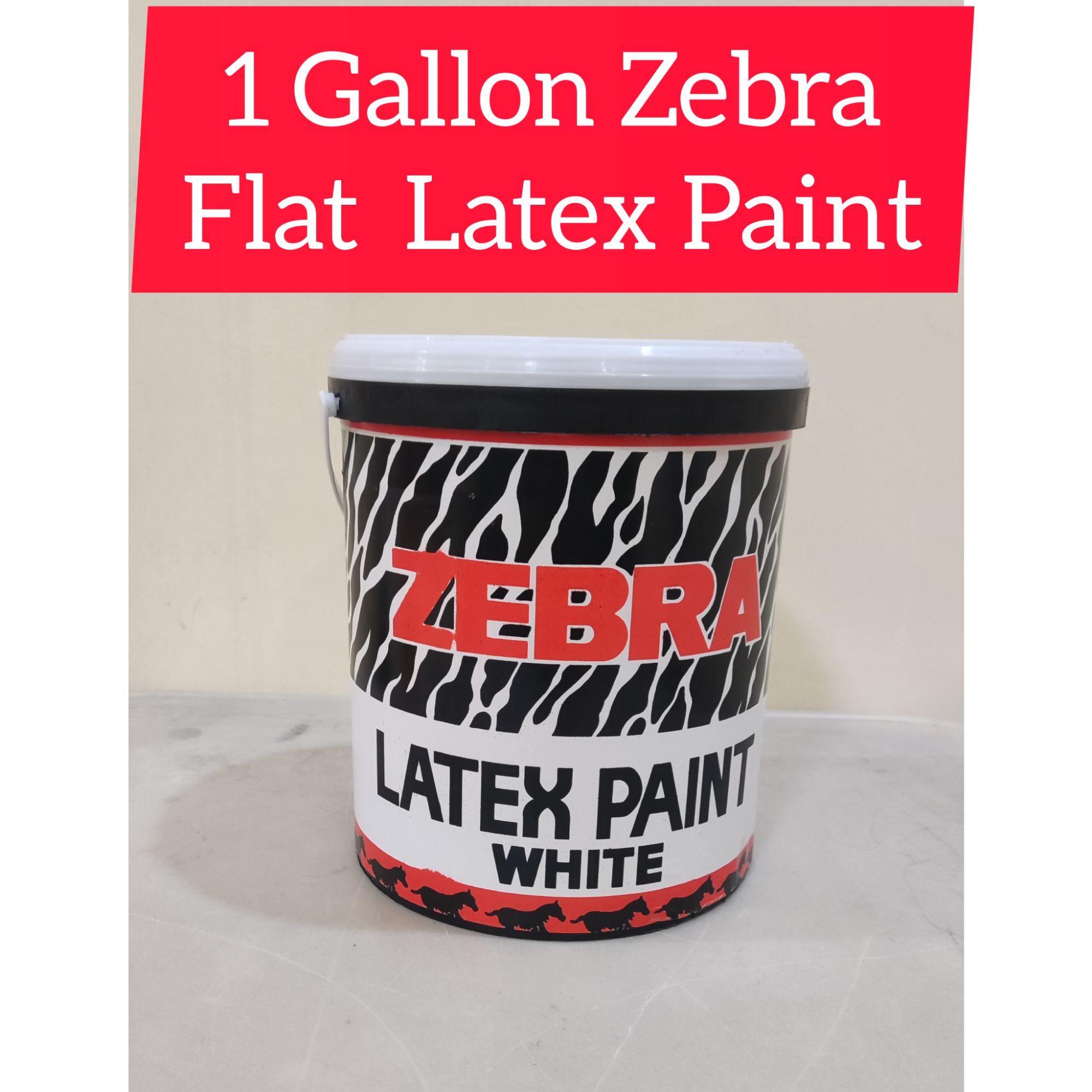 Flat Latex Paint Zebra 4 Liters