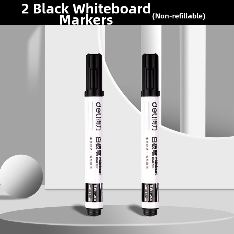deli | Refillable High-capacity Non-toxic Easy Writing and Erasing Board Pen