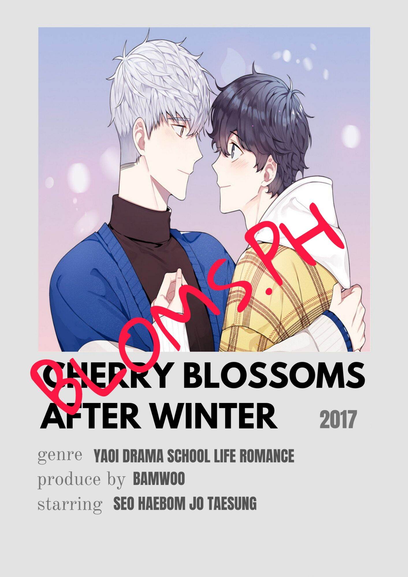 Yaoi Minimalist Poster Pearl Boy Bj Alex Banana Fish Etc Lazada Ph