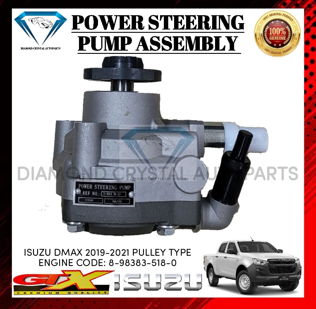 Power Steering Pump Assembly Isuzu Dmax Engine Code Pulley Type Gtx