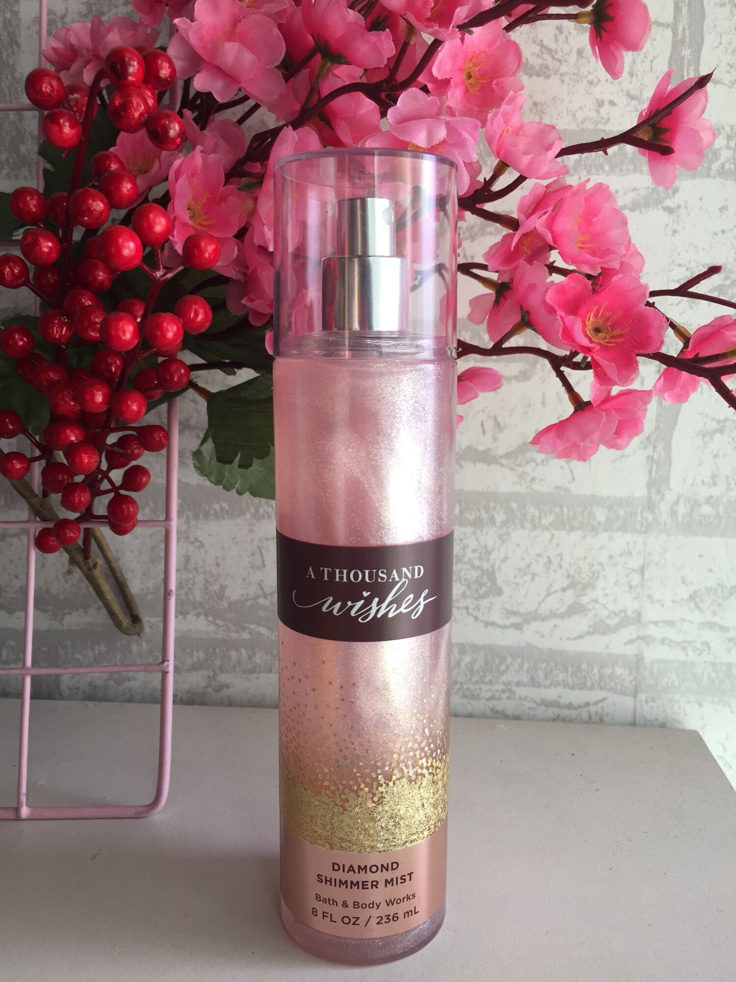 Bath and body works a best sale thousand wishes diamond shimmer mist