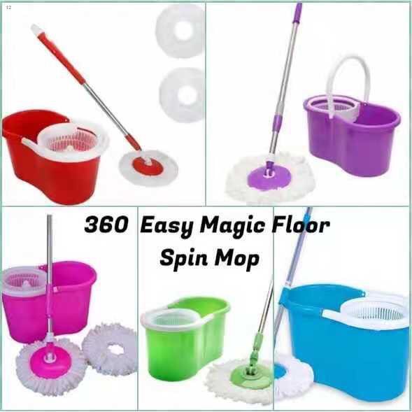 Microfiber 360 Spin Map Bunket Floor Cleaning（2basahan）
