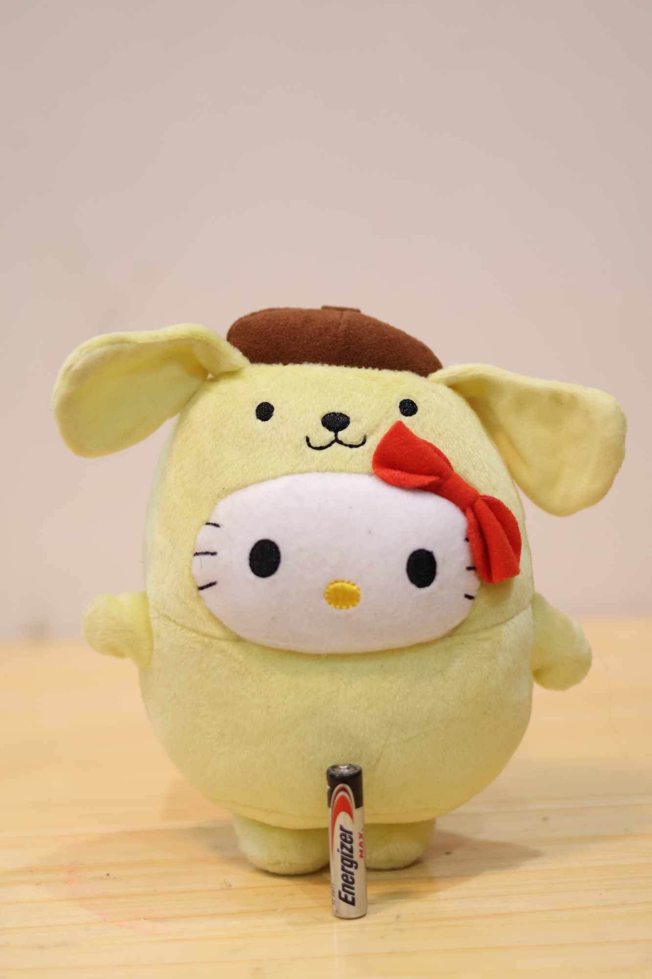 Hello Kitty x Keroppi Pompompurin Badz Maru Melondy Plush. 