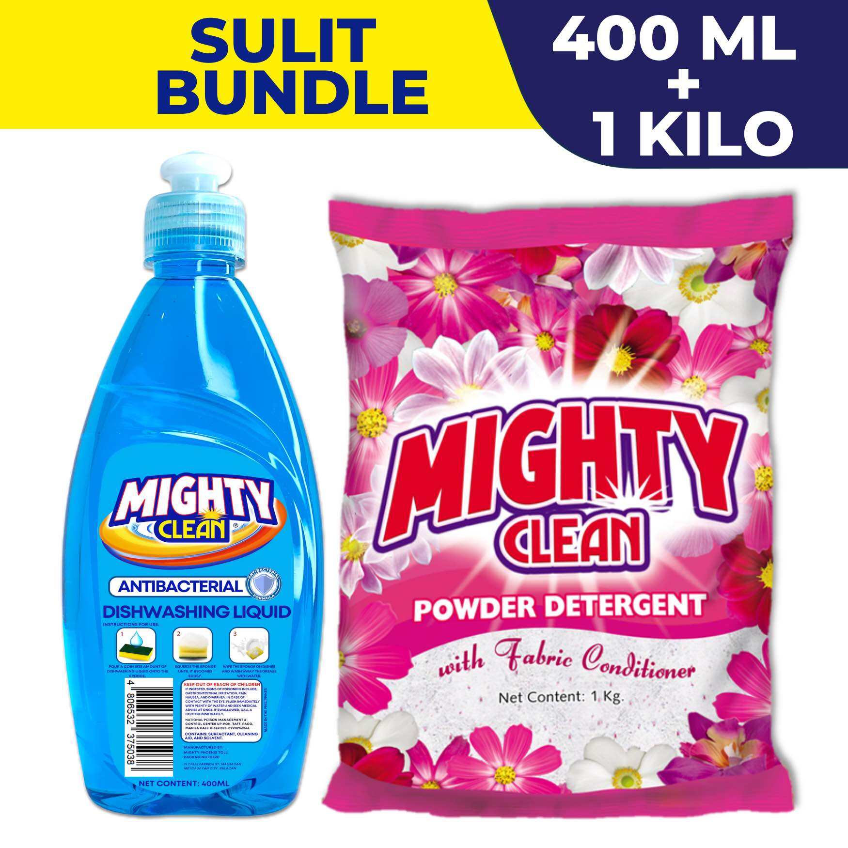 Mighty Clean Homecare Set - Sulit Bundle 400ml & 1kg