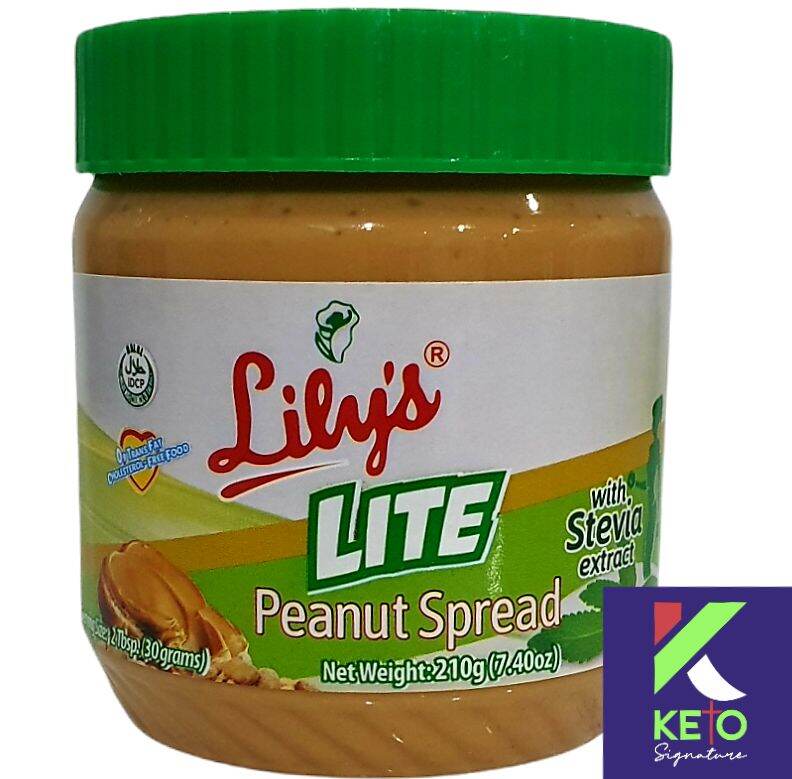 Lily's Lite Peanut Butter Spread with Stevia Extract 500g, 320g, 210g
