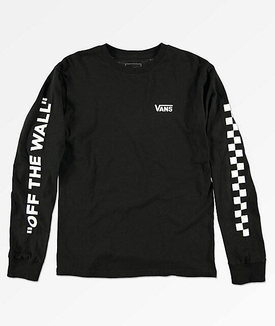 Long sleeve checkered vans 2025 shirt