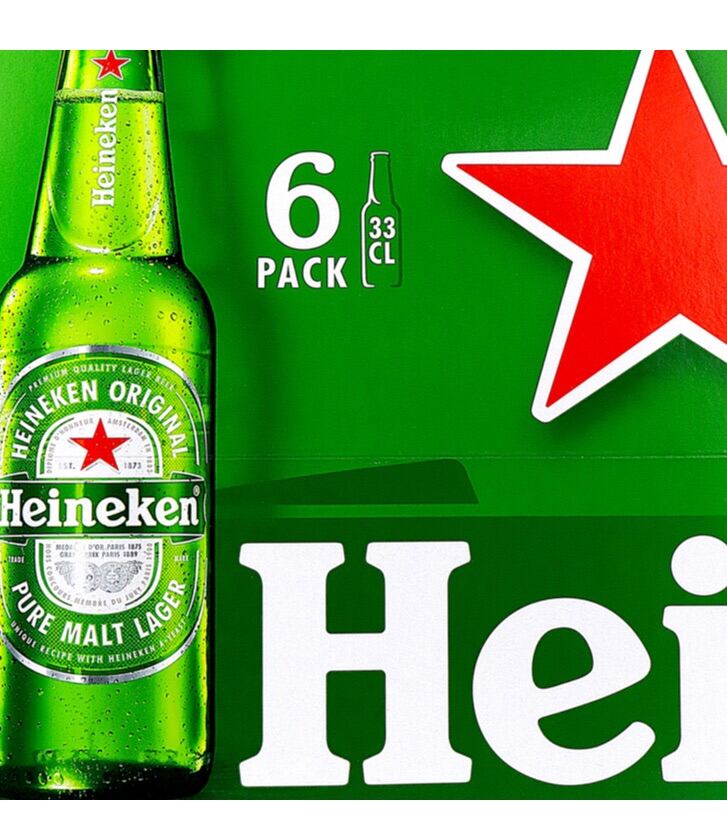 Heineken Pure Malt Lager Beer 6 bottles Lazada PH