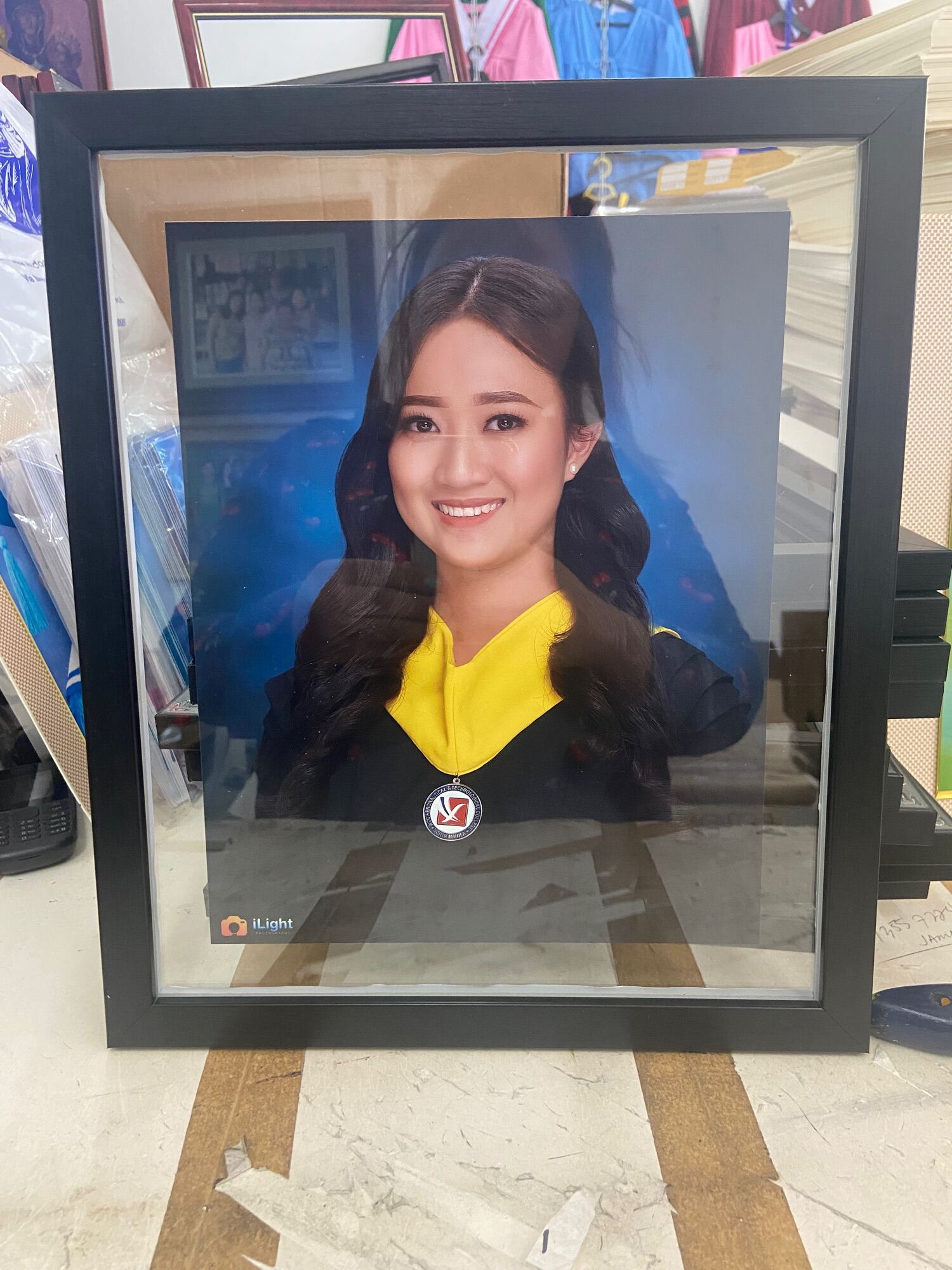 Glass to Glass Frame For Graduation picture (8r) Lazada PH