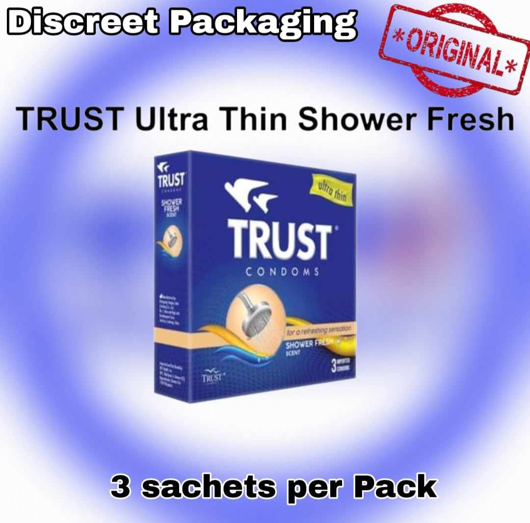 TRUST Condoms - Ultra Thin (Shower Fresh Scent) – EasyReacH