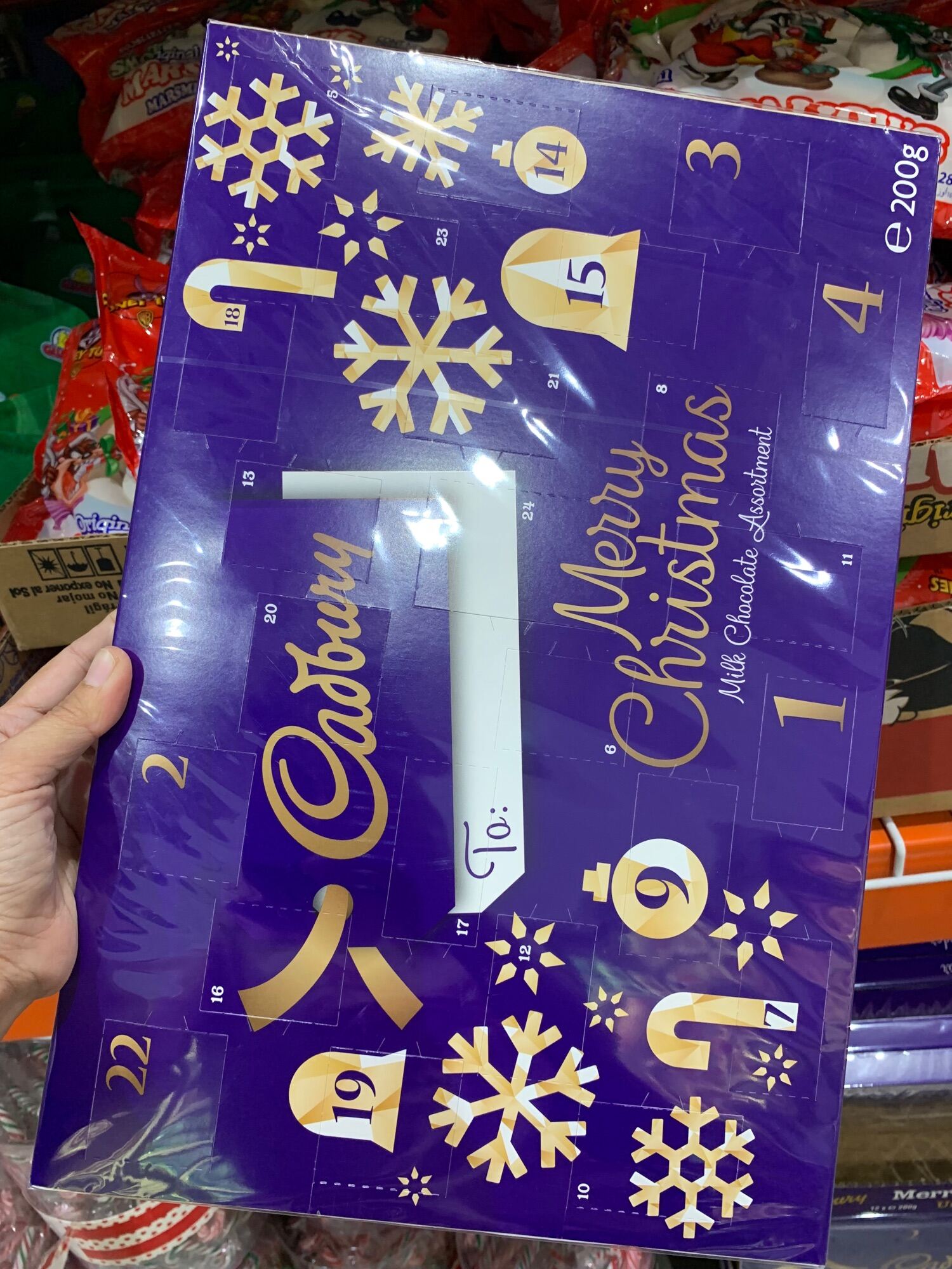 Cadbury Advent Calendar Milk Chocolates 200g Lazada PH