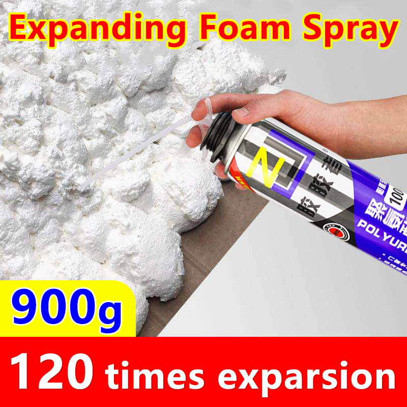 Polyurethane Foam Spray Sealant - 900g, Waterproof, Quick Drying