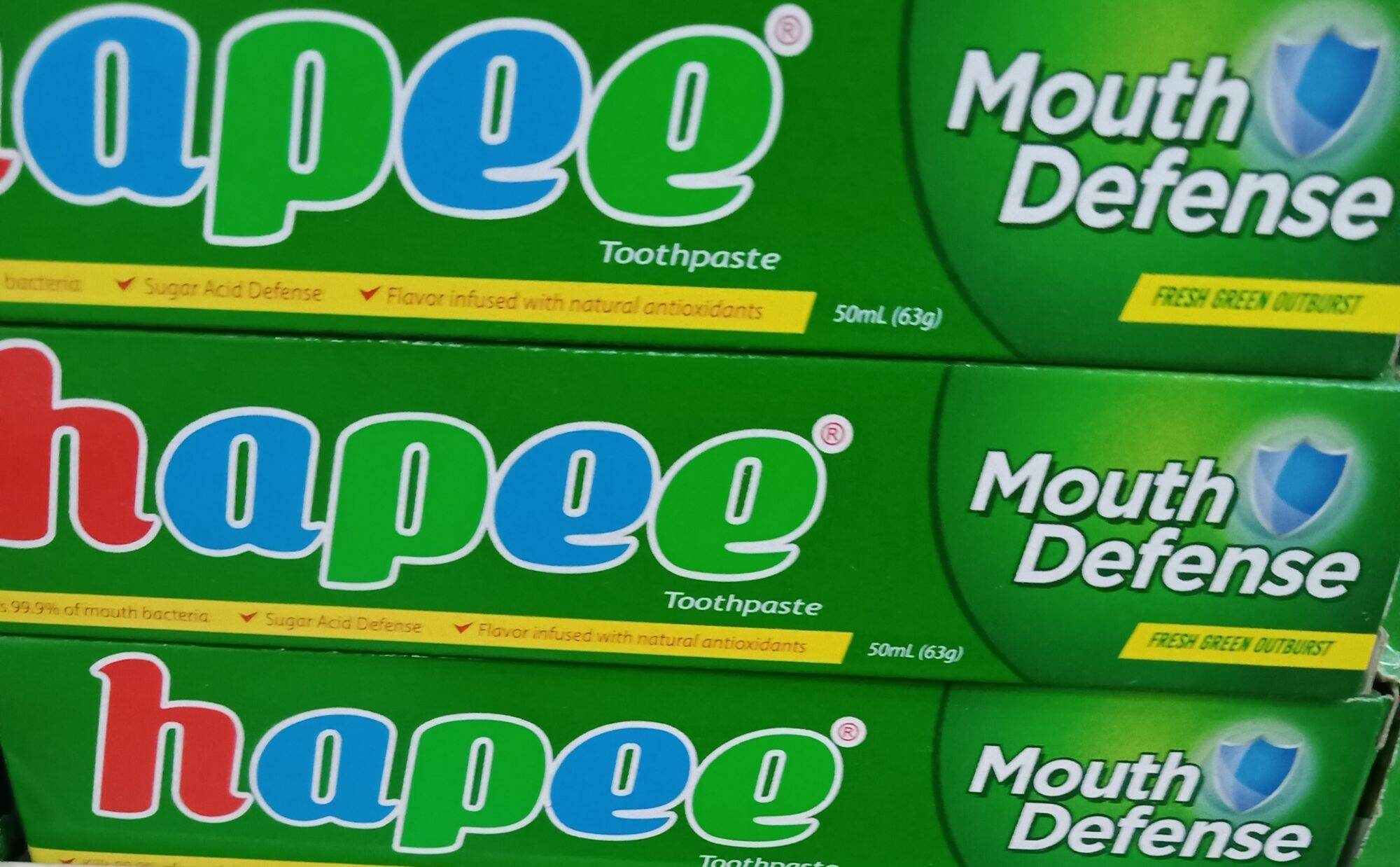 hapee toothpaste green 50ml mouth defense Lazada PH