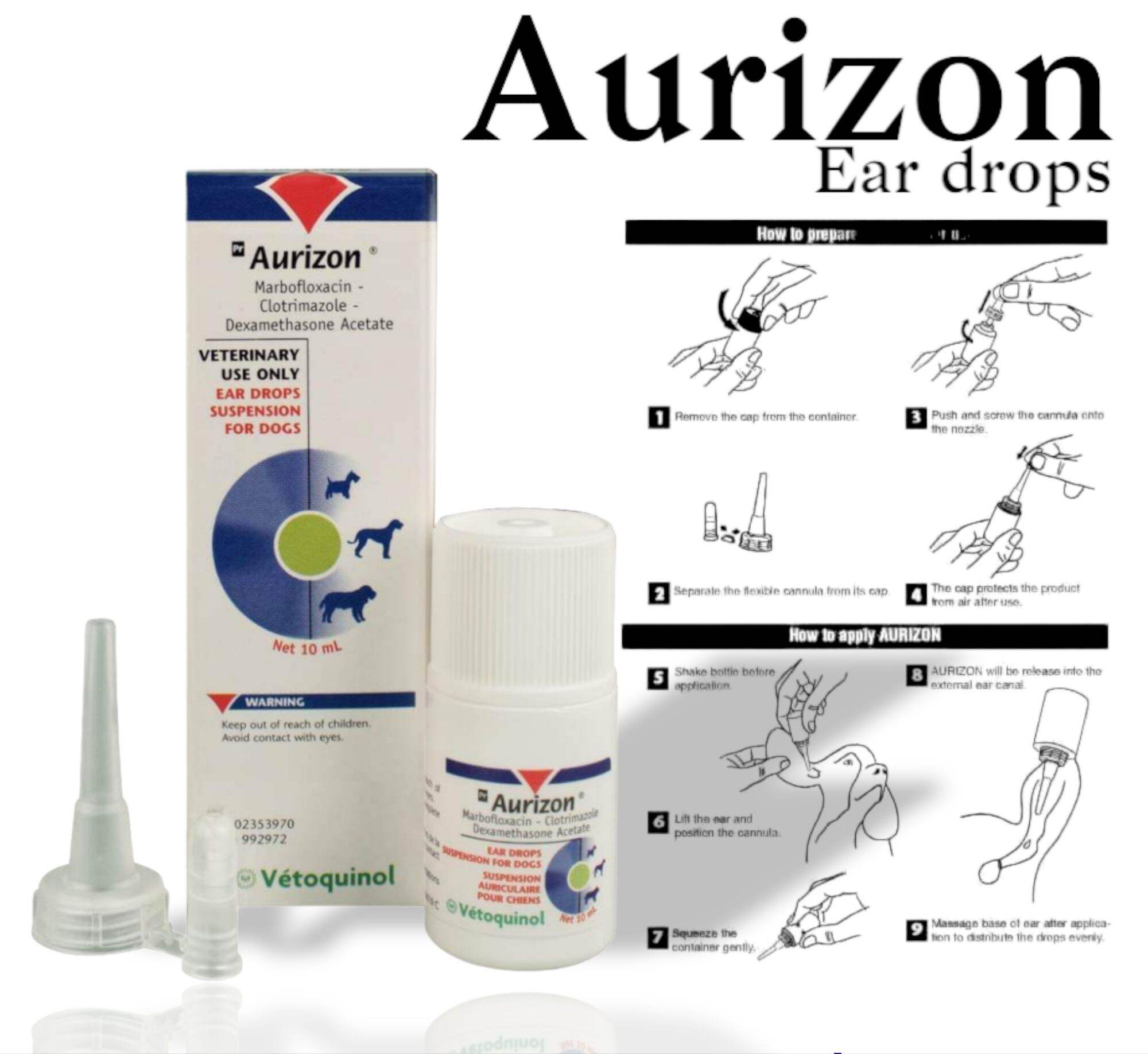 Aurizon Eardrops for Pets 10ml Lazada PH
