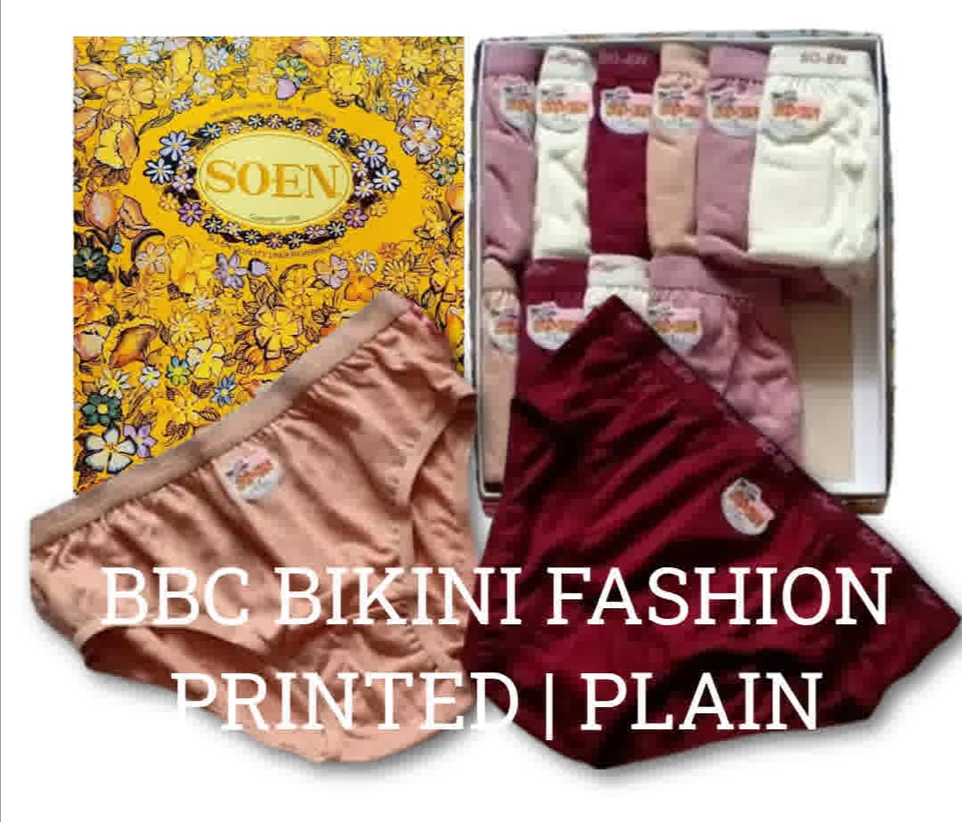 ♗Original Soen BBC Bikini Panty Women Teens S- 3XL Random Design