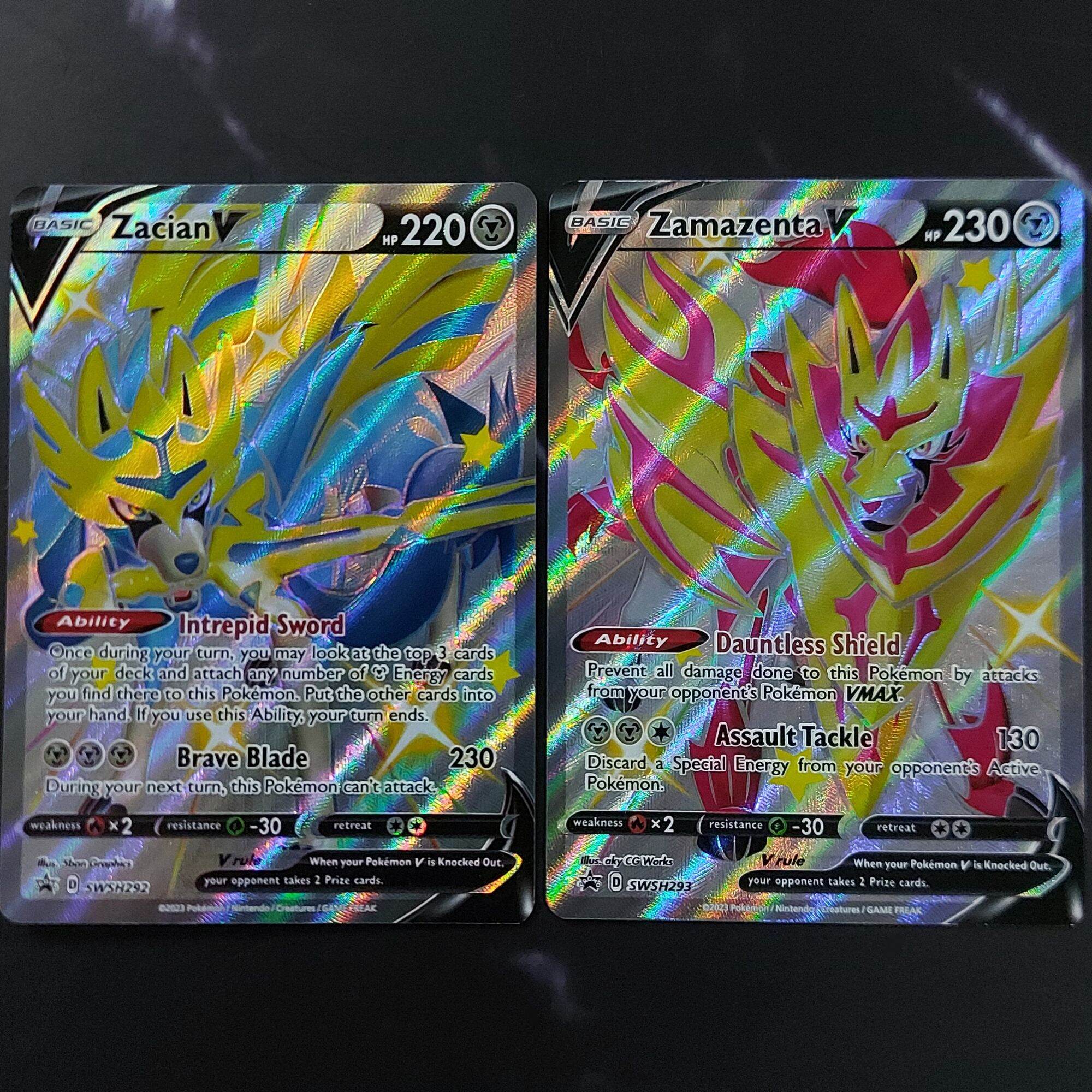 Pokémon TCG Crown Zenith Shiny Zacian V SWSH292 Full Art Promo - Pack  Fresh!!