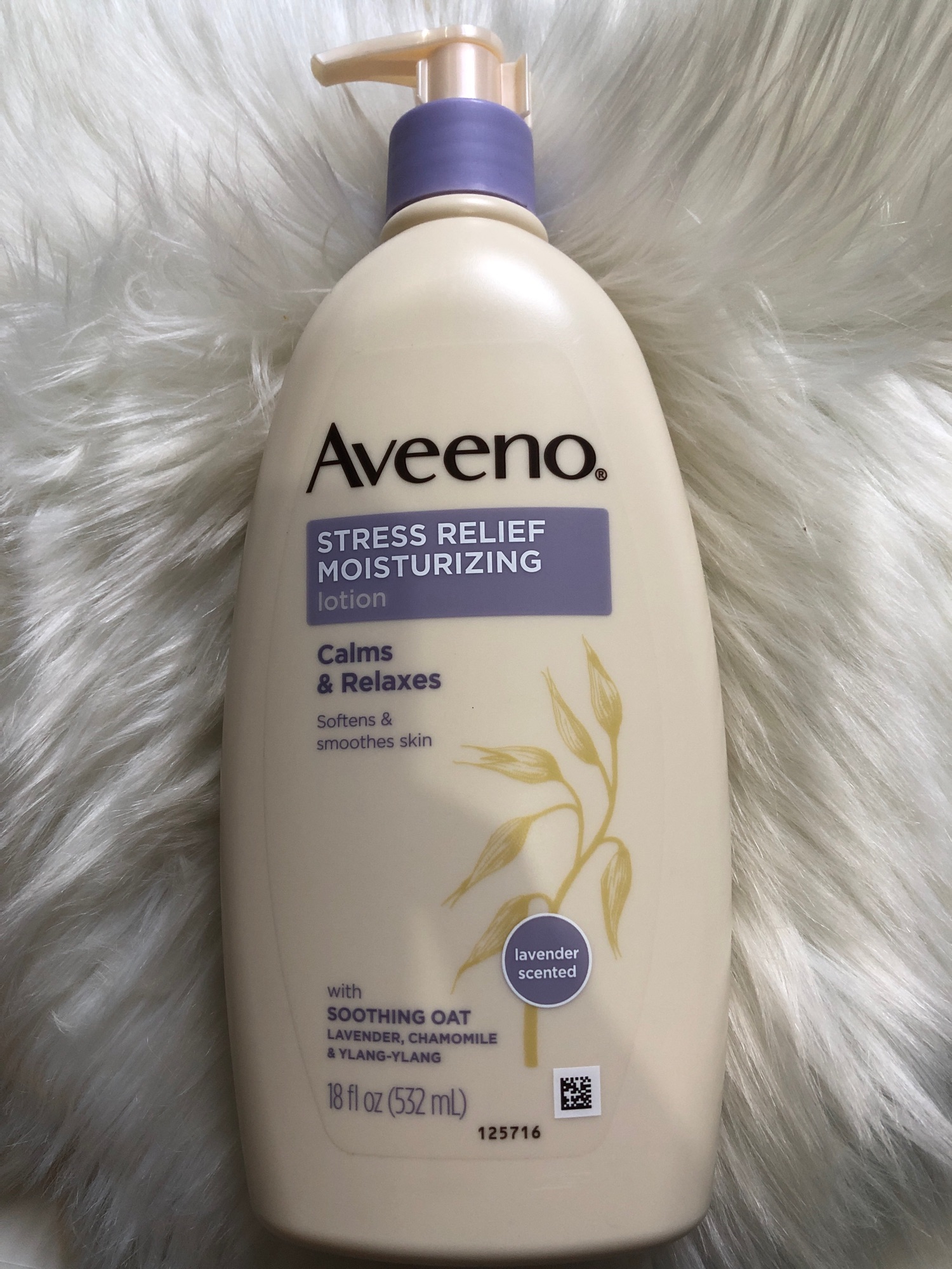 Aveeno Stress Relief Moisturizing Body and Hand Lotion with