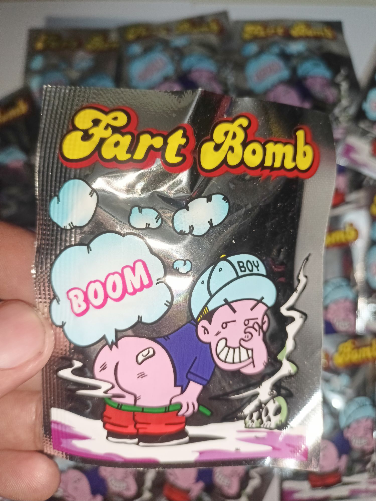 Fart Bomb Prank/ Boom Fart Bomb