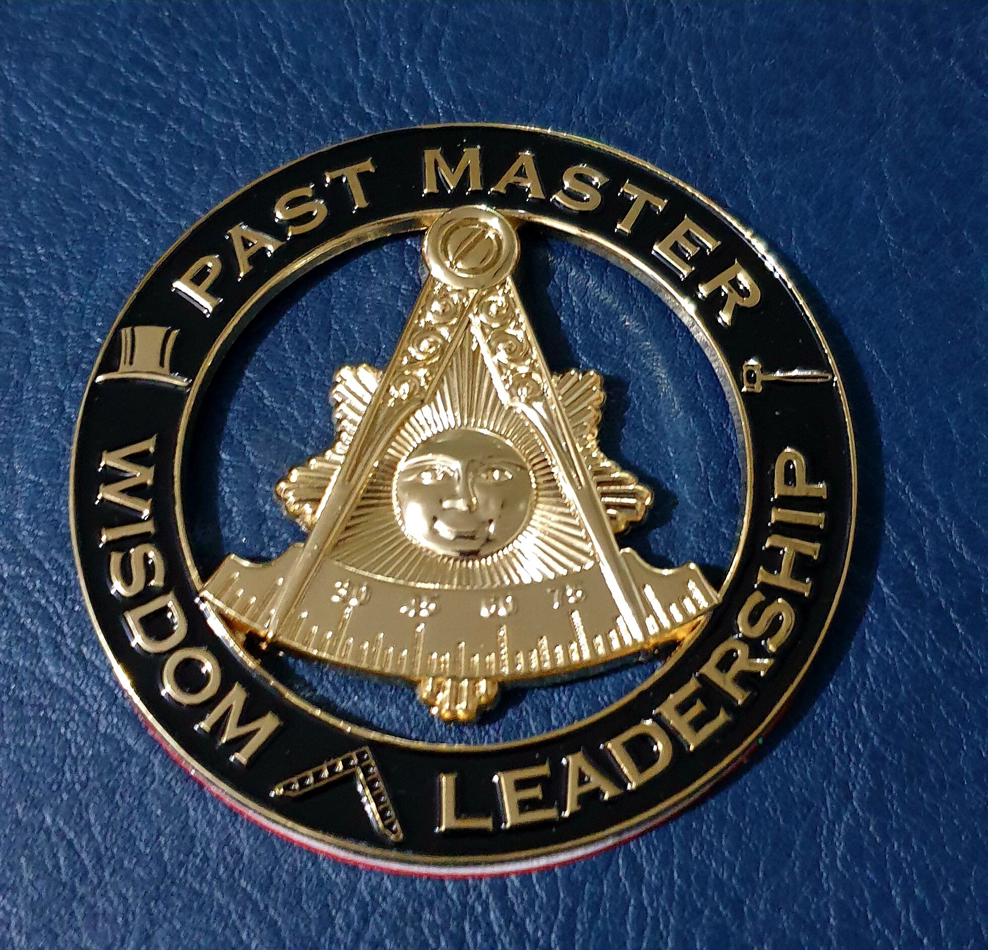 Past Master car emblem / decal made of zinc alloy, 3