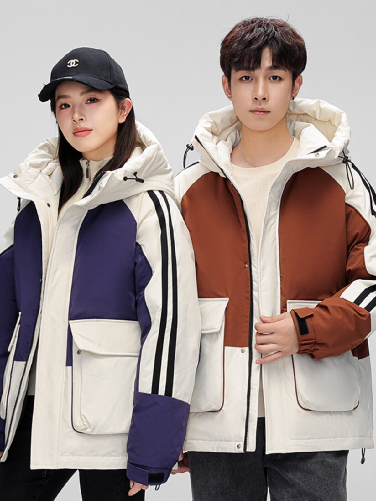Winter Warm Thick Duck Down Jacket with Hood Presyo 3,850 Piso*Libreng Shipping