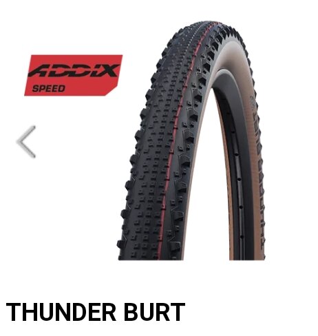 Schwalbe thunder hot sale burt addix