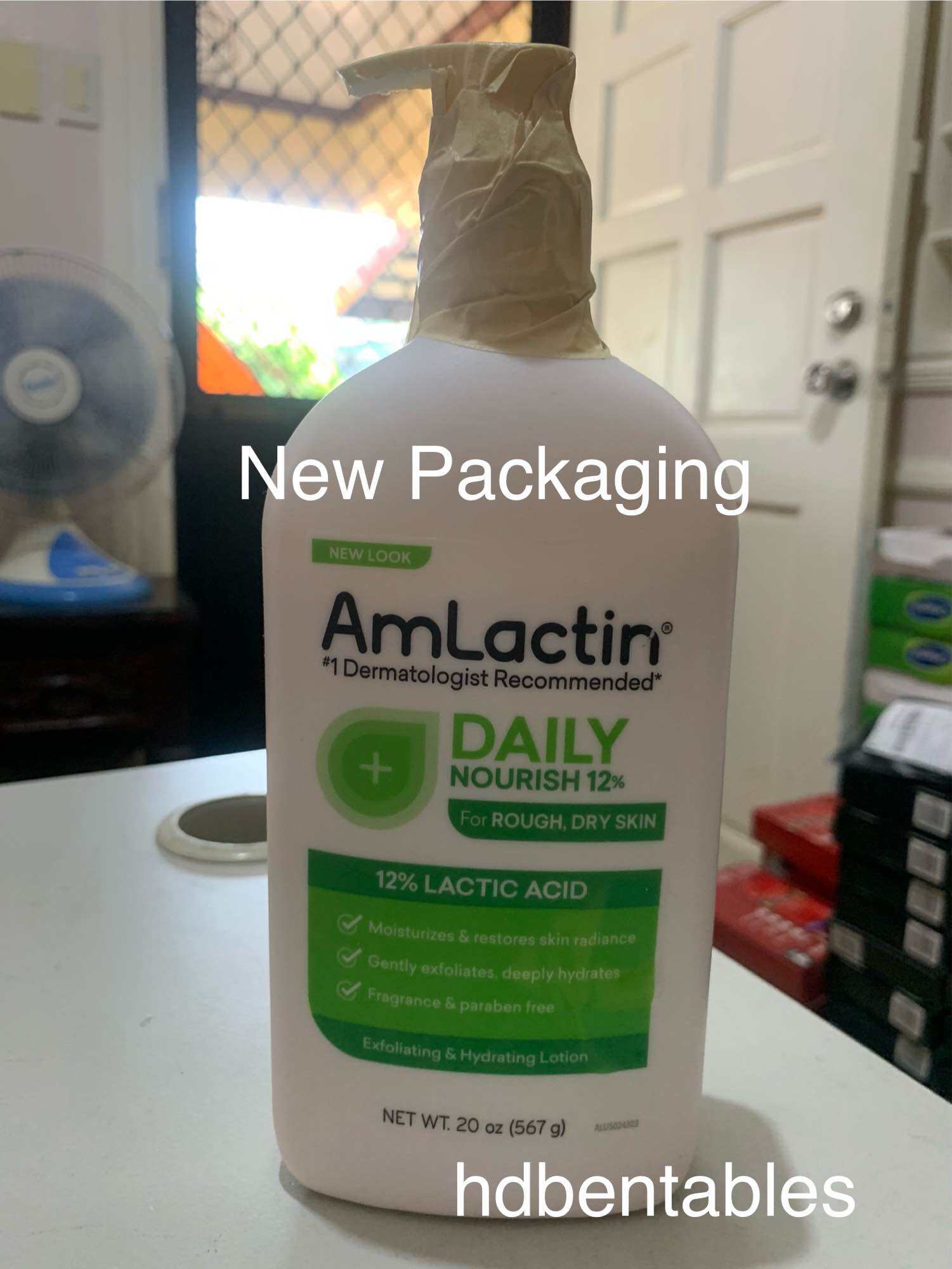 AmLactin Daily Moisturizing Lotion 20oz , Imported from USA