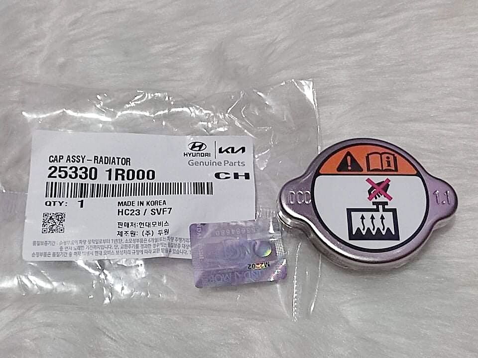 Original Hyundai Radiator Cap 1.1kg/cm² Wide Lip for Hyundai Lazada PH