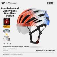 West Biking | Color-changing Unisex All-in-One Bicycle Helmet