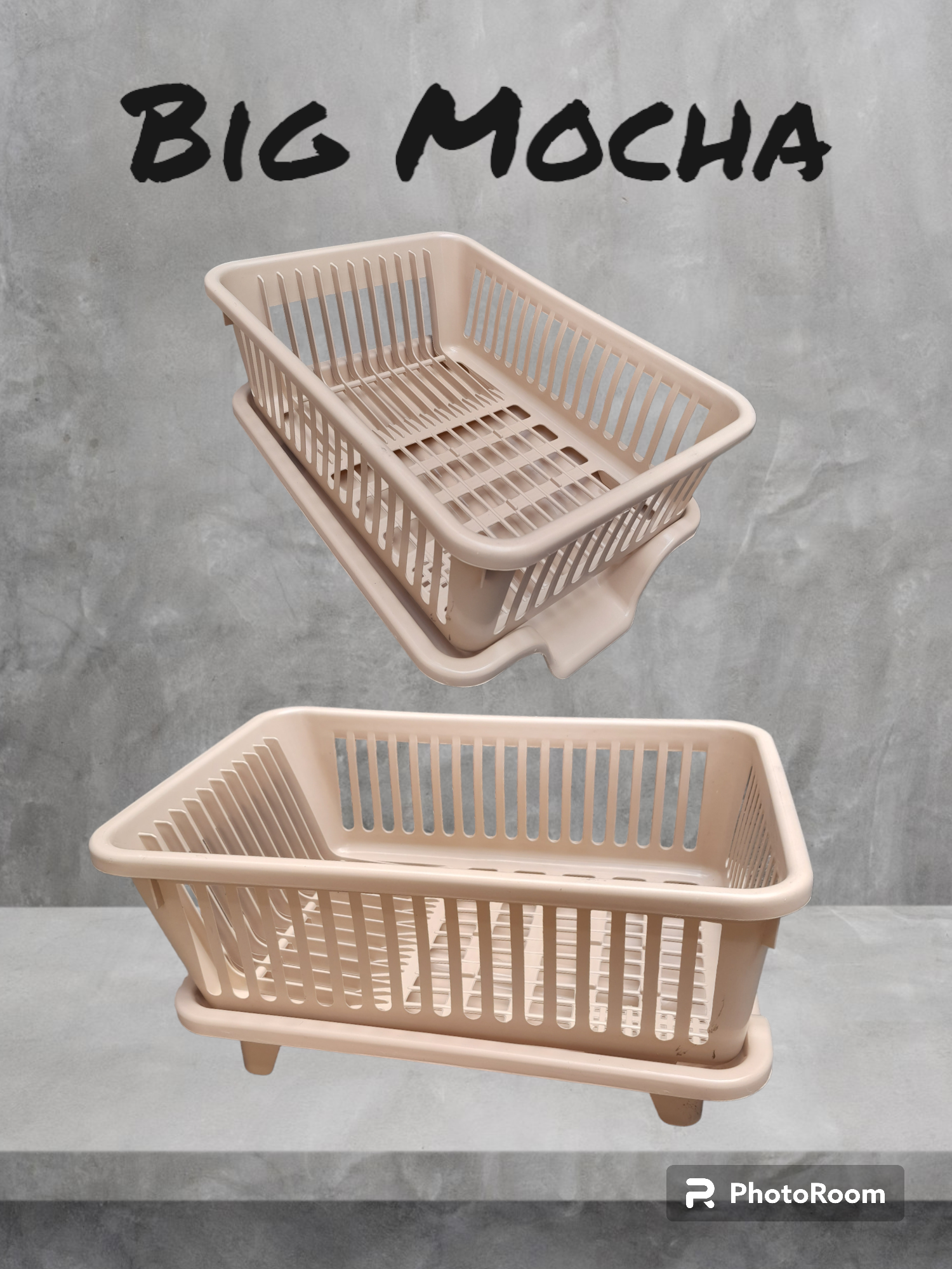 Big Dish Drainer with Tray Sturdy and practical