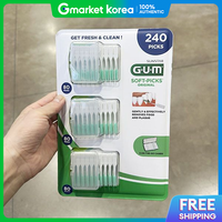 GUM | Gum Disposable Interdental Brushes 80 Count X 3 Packs