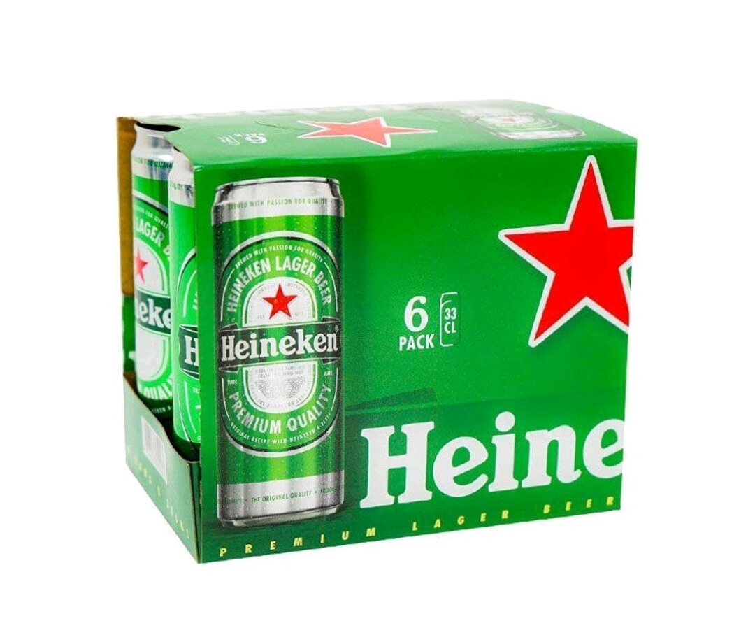 Heineken Lager Beer in Can -6pcs x 330ml | Lazada PH