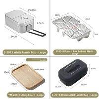 Campingmoon | Stainless Steel Bottom Net for Rice Box