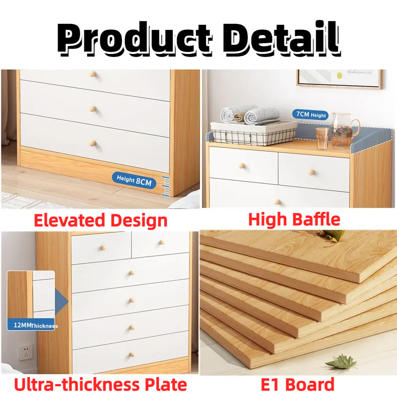 【Solid Wood】Drawer Cabinet Closet Drawer Storage Cabinet Bookshelf Bookcase Cabinet Cabinet With Door Cabinet. 