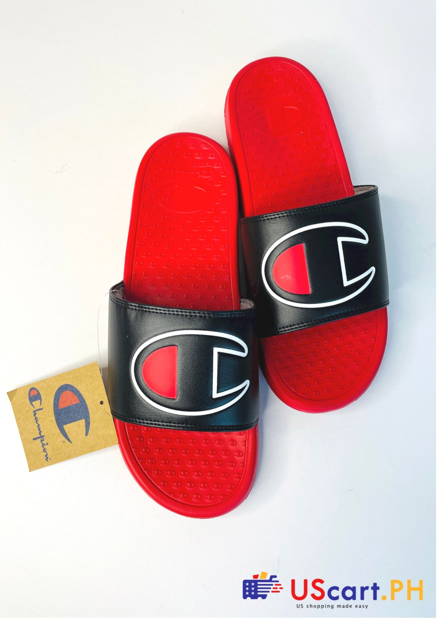 Champion Super Slides Red with Black 