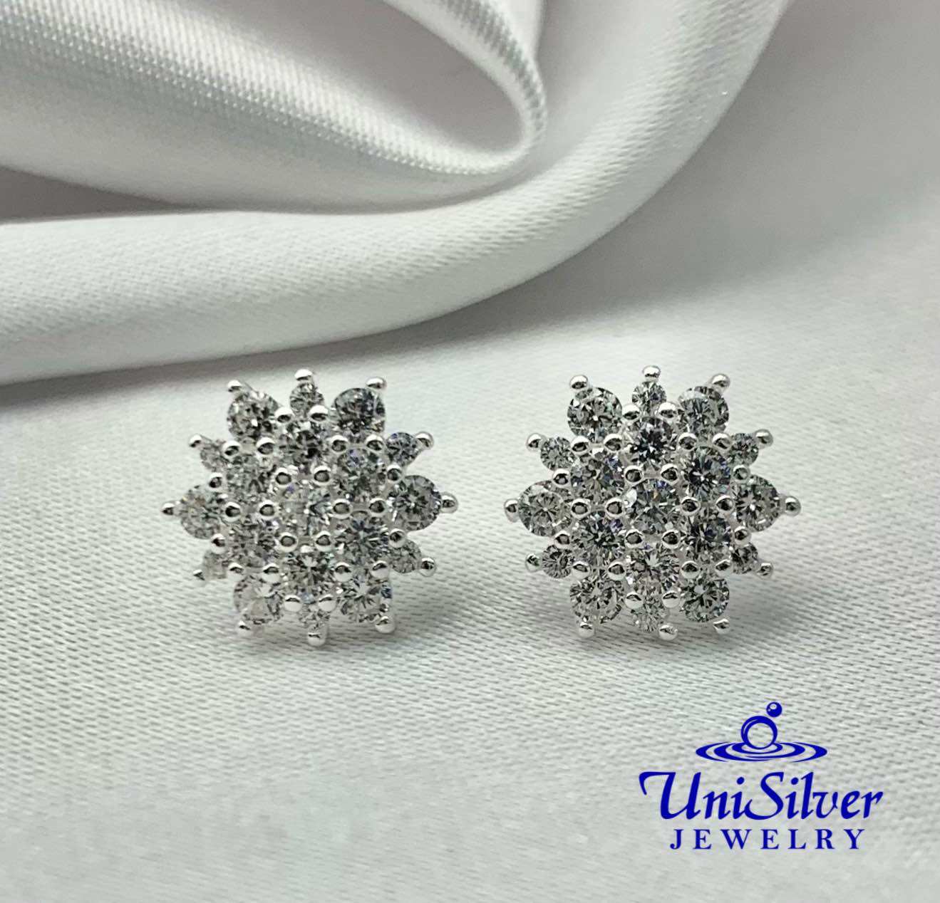 Unisilver 925 Sterling Silver Unisilver Earrings For Men Shop - Main Image
