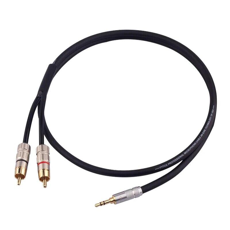 YYTCG-CM Aux Cable Adapter, TV Audio Cable, PC Amplifier, Home Theater ...