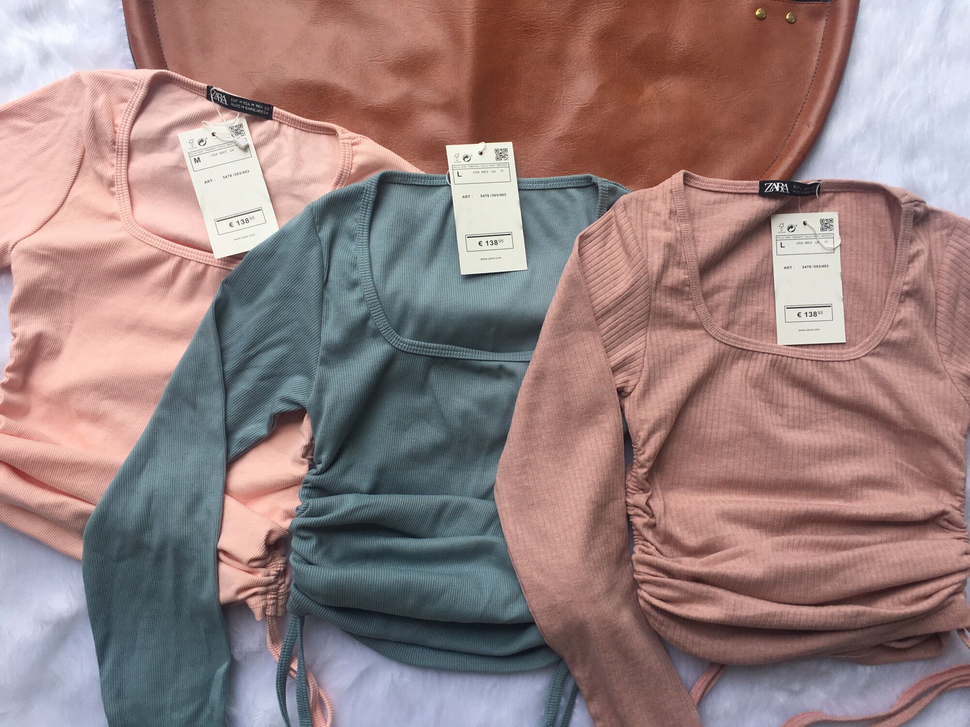 zara square neck long sleeve top