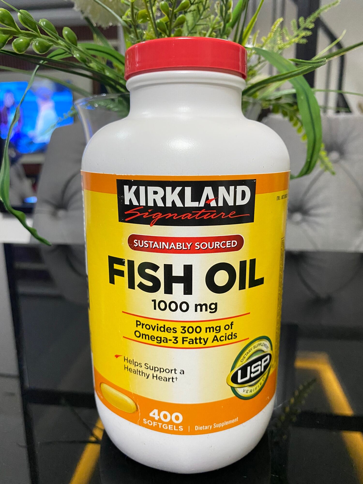 Kirkland Fish Oil 1000mg 400softgels (EXP 01/2025) Lazada PH